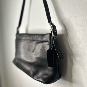 Coach Small Black Leather Purse